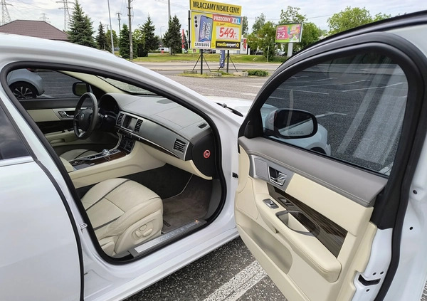 Jaguar XF cena 51900 przebieg: 251121, rok produkcji 2012 z Wyszków małe 211